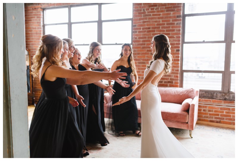 bride with bridal party, the standard knoxville