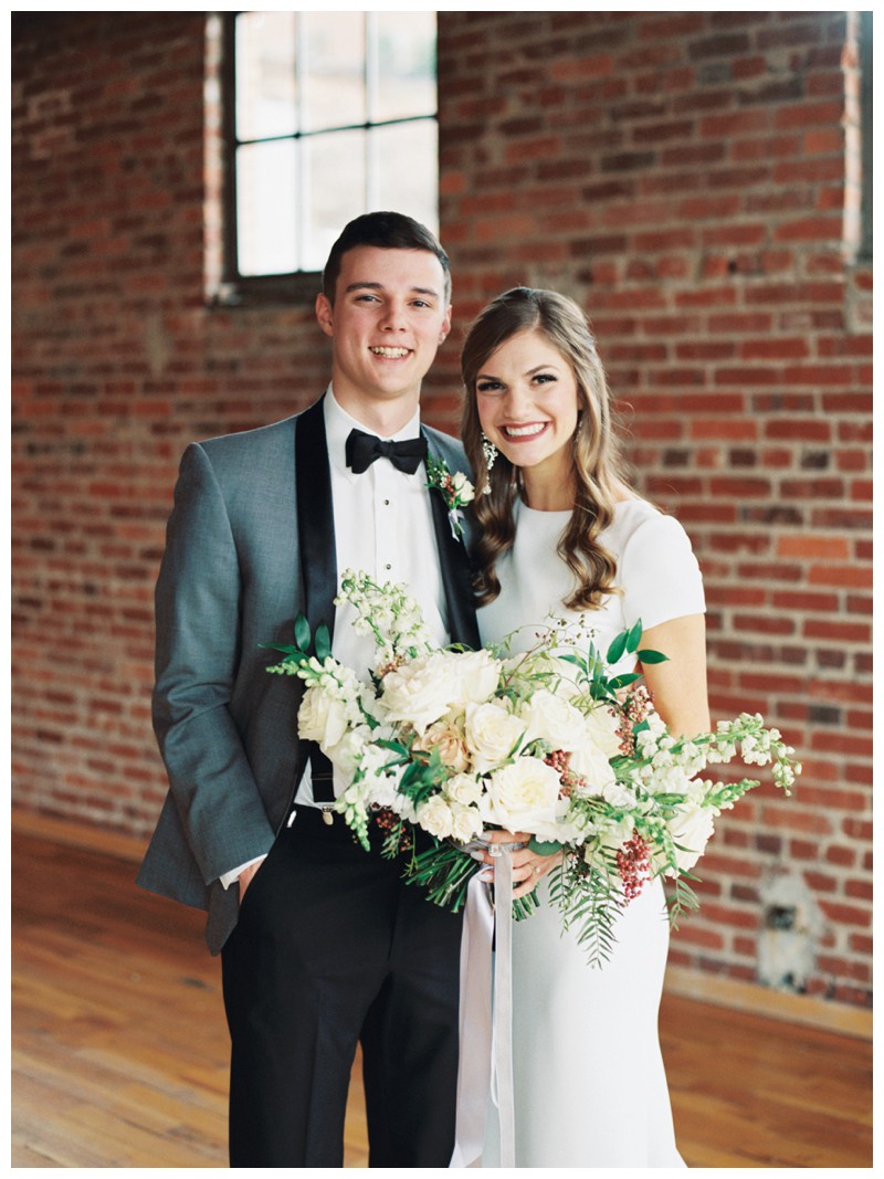 bride and groom portrait at the standard knoxville tn