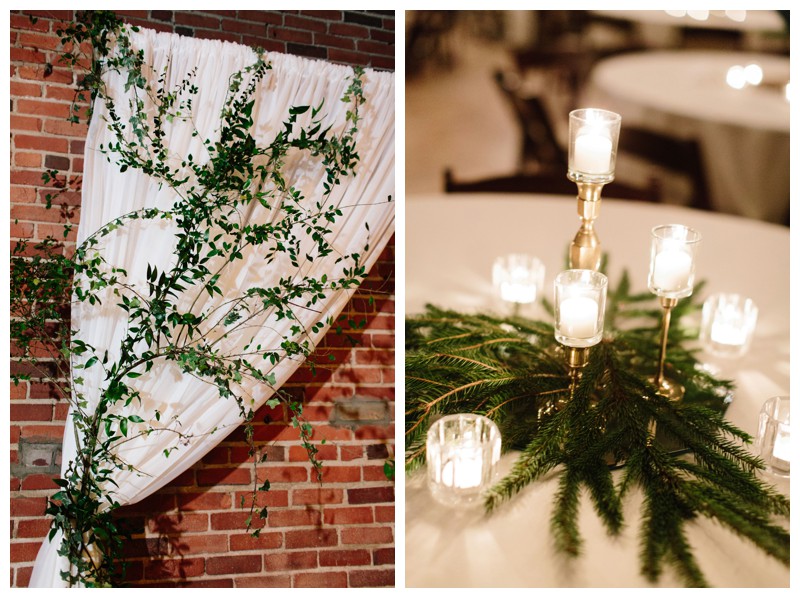 greenery for winter wedding at the standard knoxville tn