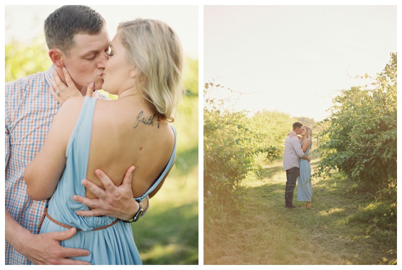 Knoxville orchard engagement session 