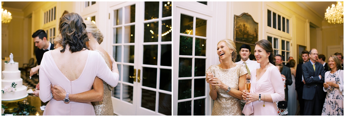 guests celebrate at Duke Mansion wedding reception in Charlotte NC
