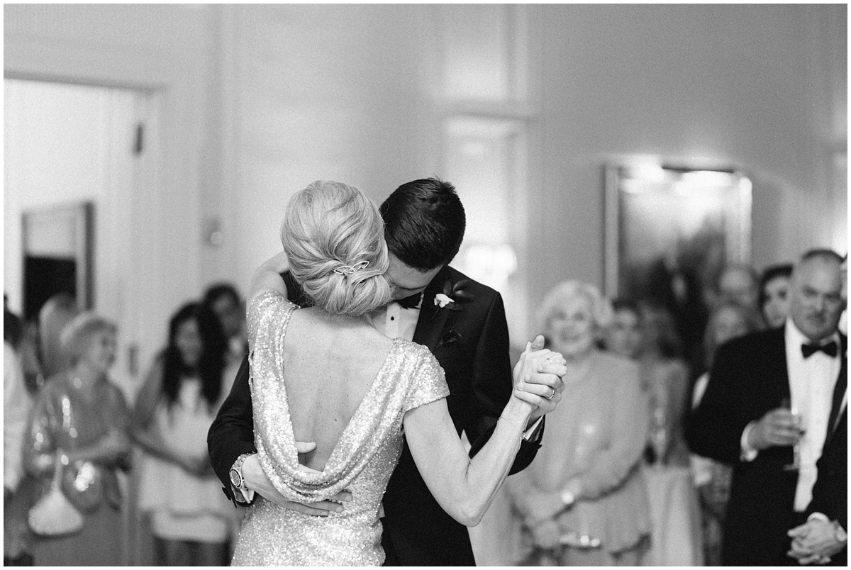 mother son dance at Duke Mansion wedding reception in Charlotte NC