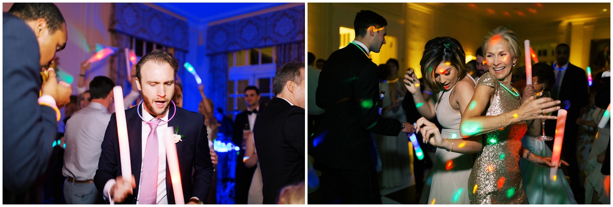 guests dancing at Duke Mansion wedding reception in Charlotte NC