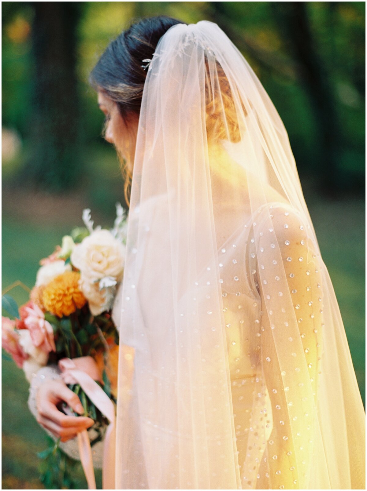 sunset glow bridal portraits knoxville tn