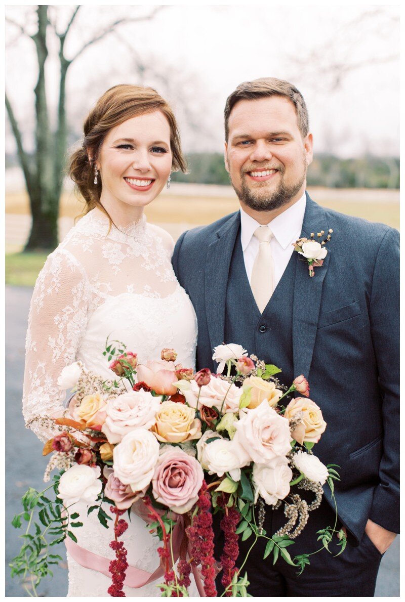 bride and groom portraits at Marblegate Farm Knoxville, TN
