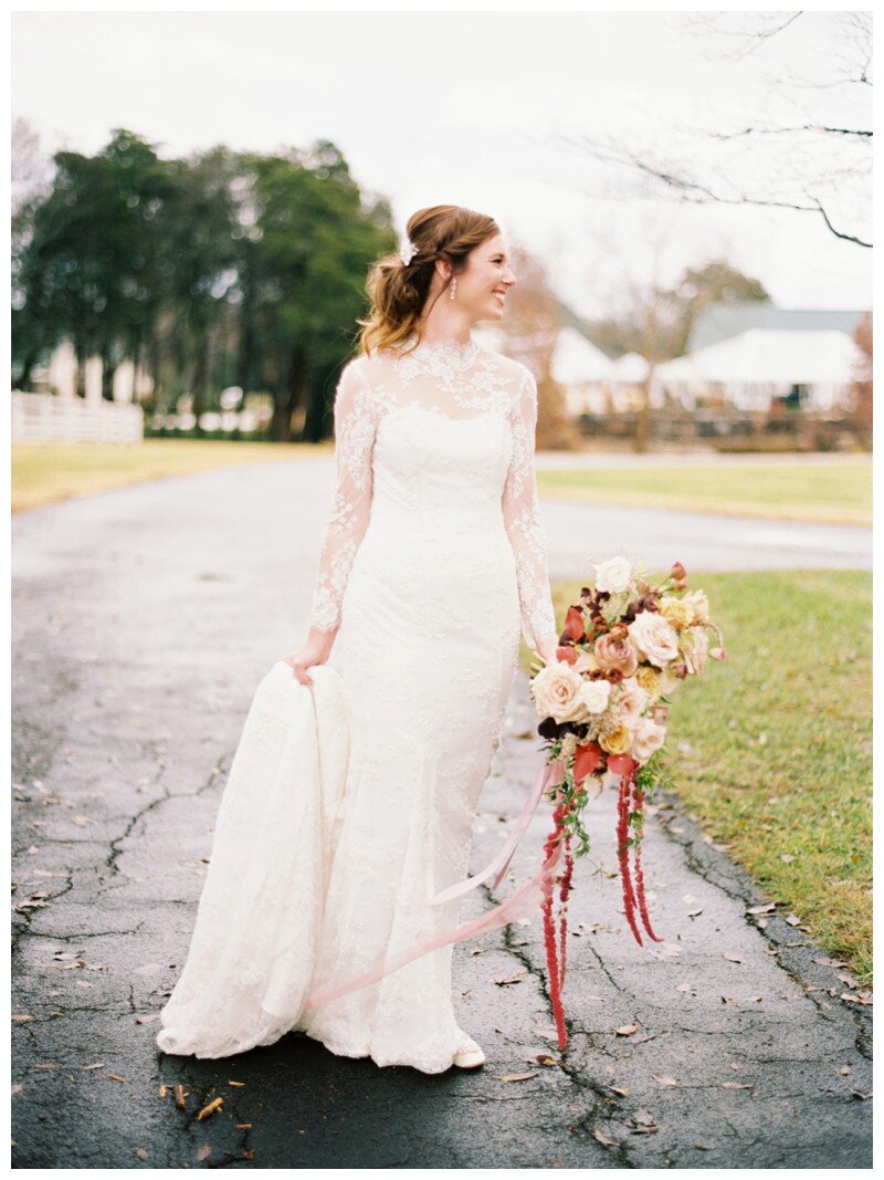 bridal portraits at marblegate farm in knoxville, tn