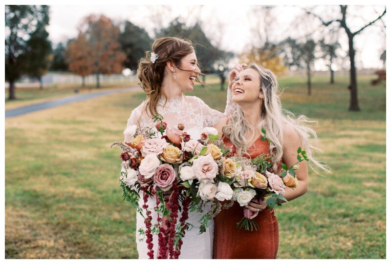 fall wedding at marblegate Farm knoxville TN