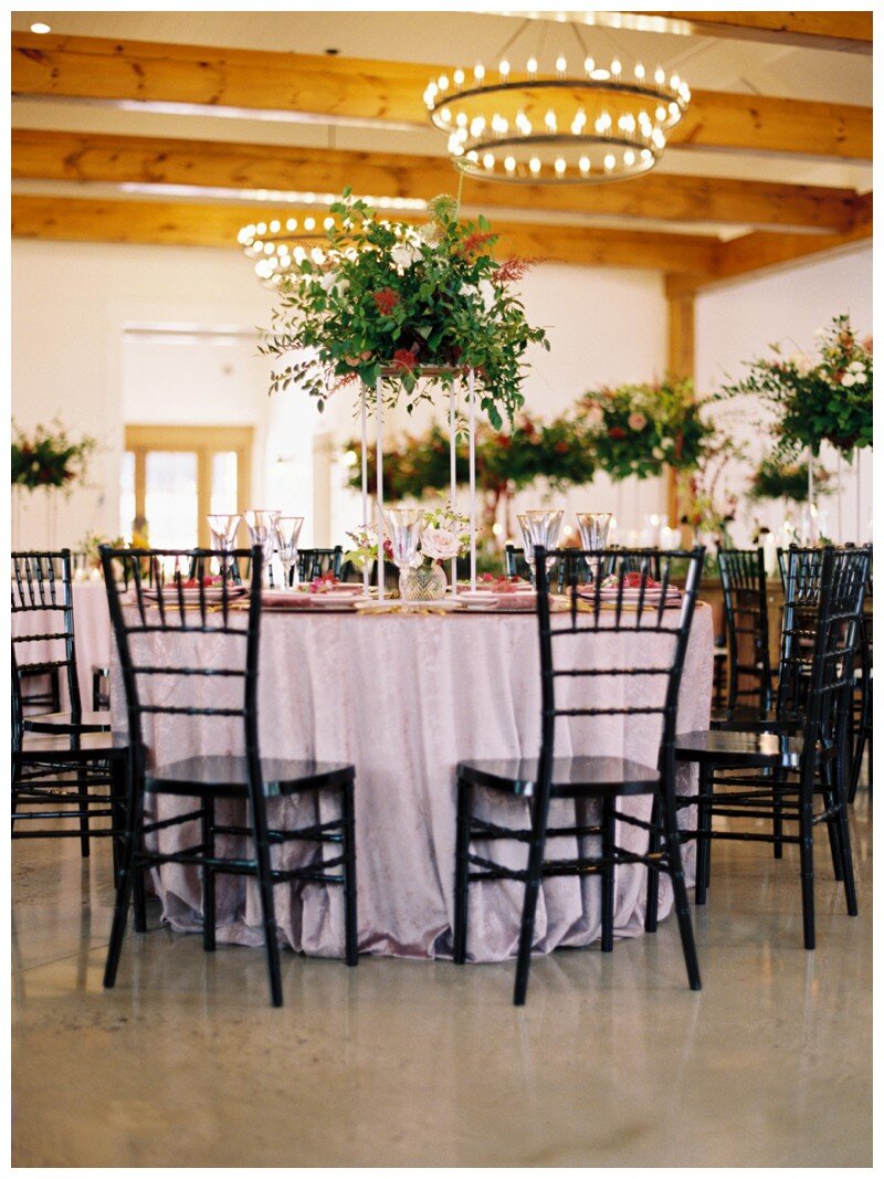 reception details at Marblegate Farm Knoxville TN 